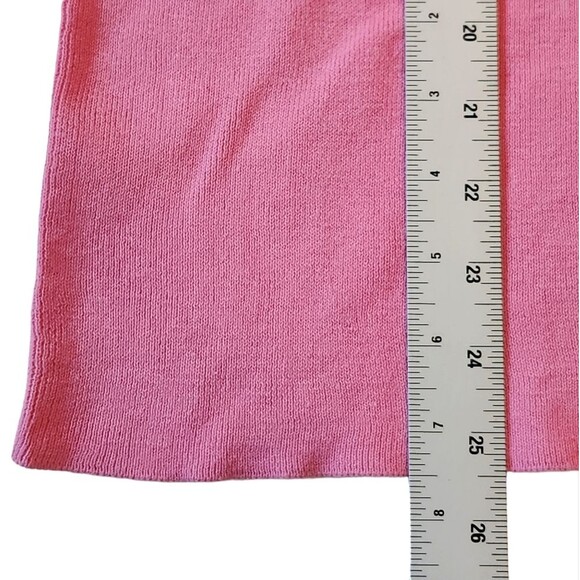 Quacker Factory Sweater Pink Sz XL Embellished‎ Beaded Rhinestones - Picture 6 of 10